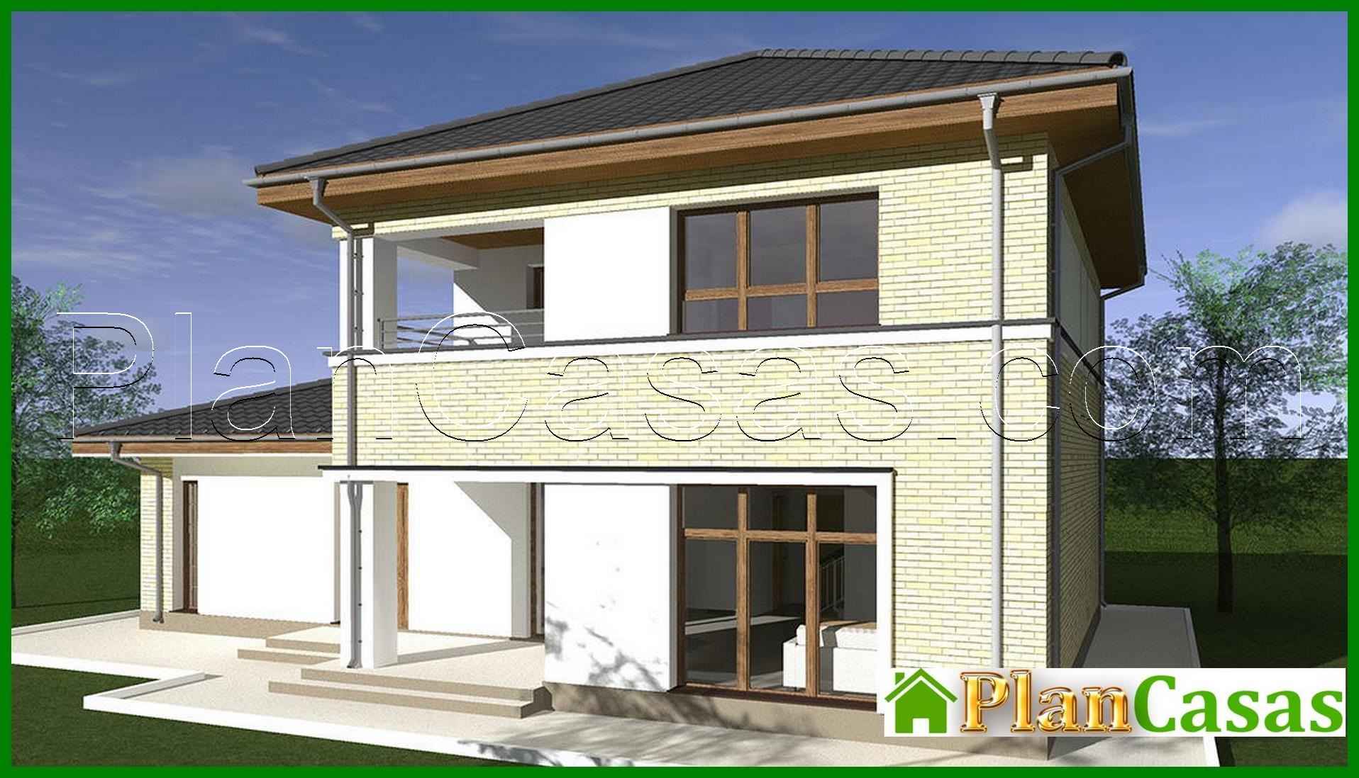 Visualization gallery - The project of a two-story house with a luxury garage