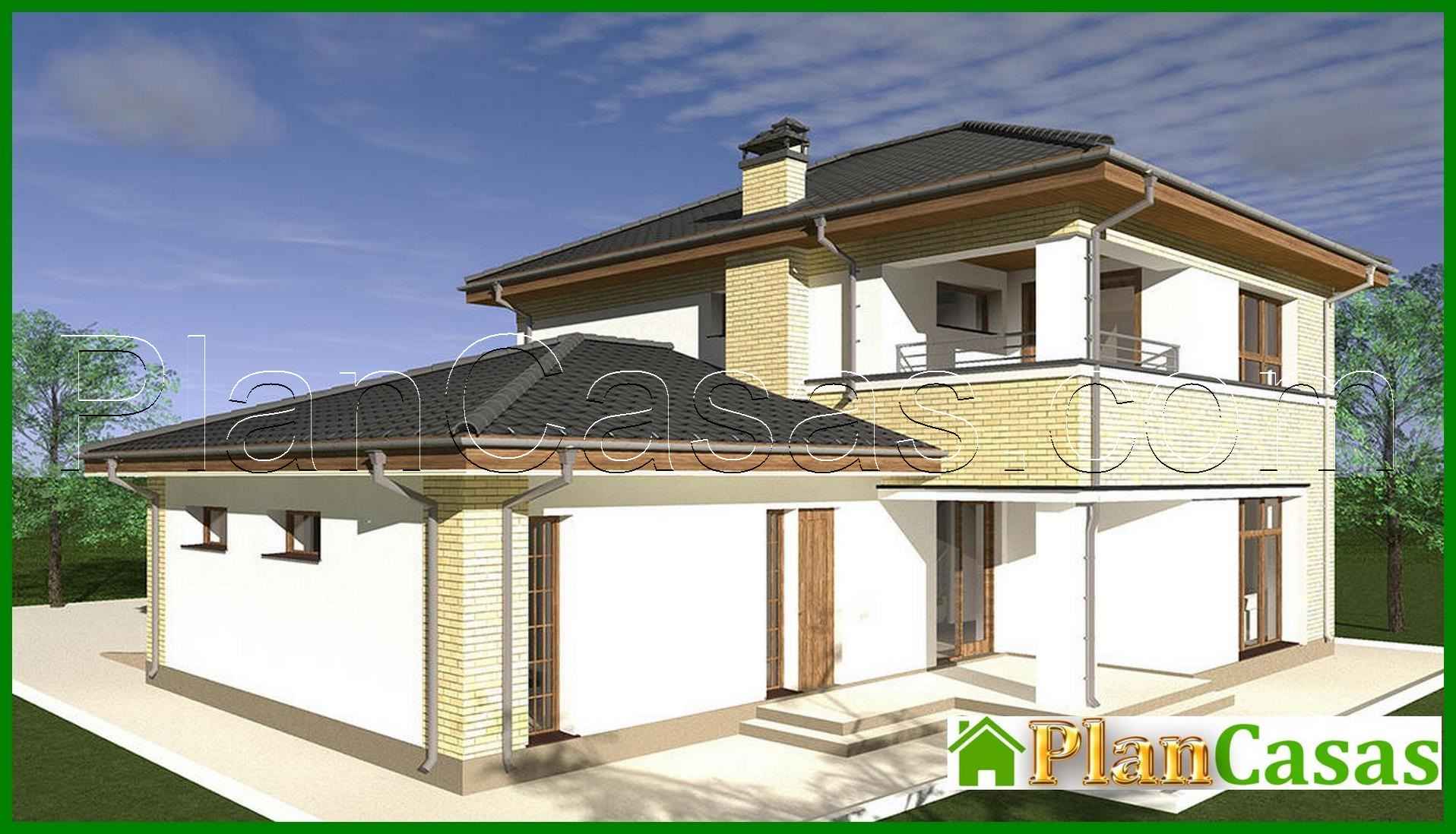 Visualization gallery - The project of a two-story house with a luxury garage