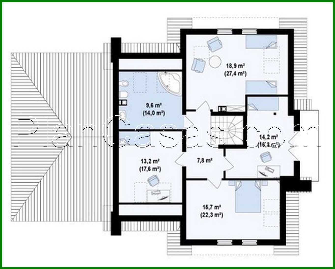 Visualization gallery - House project with a garage for two cars and a terrace