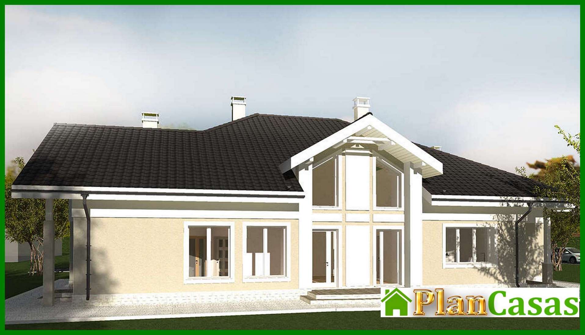 Visualization gallery - The project of a spacious house for a large family with an area of 248 square meters