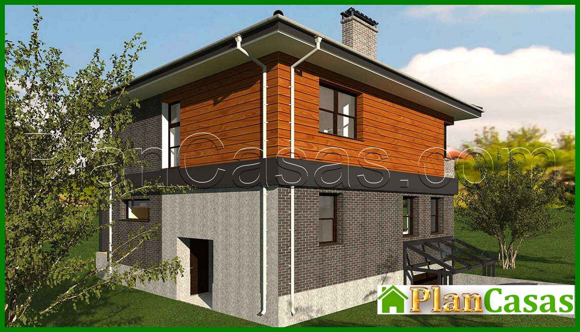 Visualization gallery - Two-story cottage with an underground garage