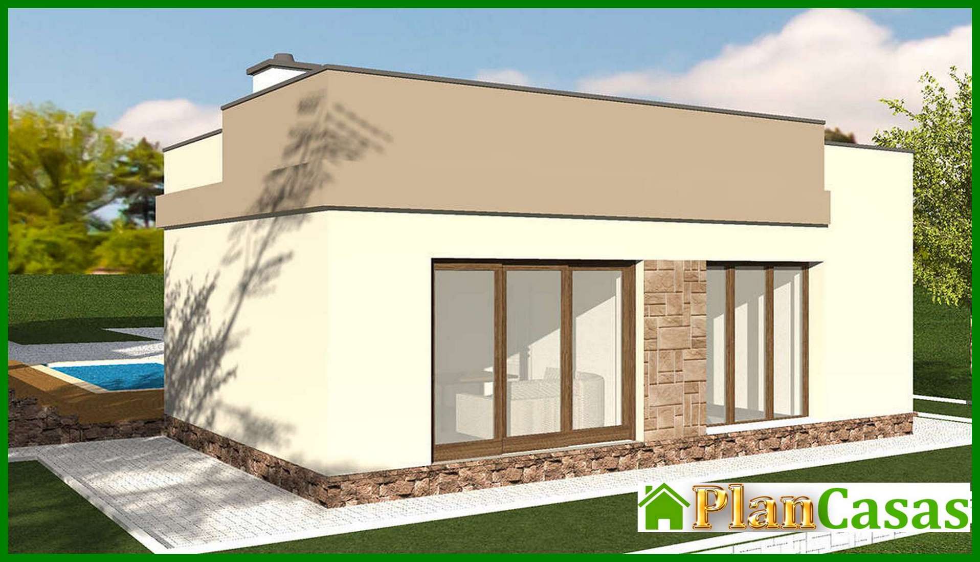 Visualization gallery - Beautiful small house with pool