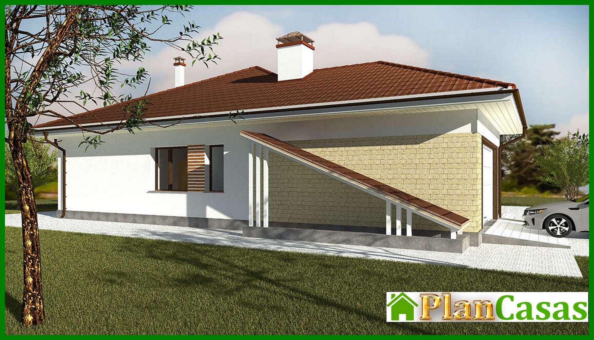 Visualization gallery - Beautiful one-storey house