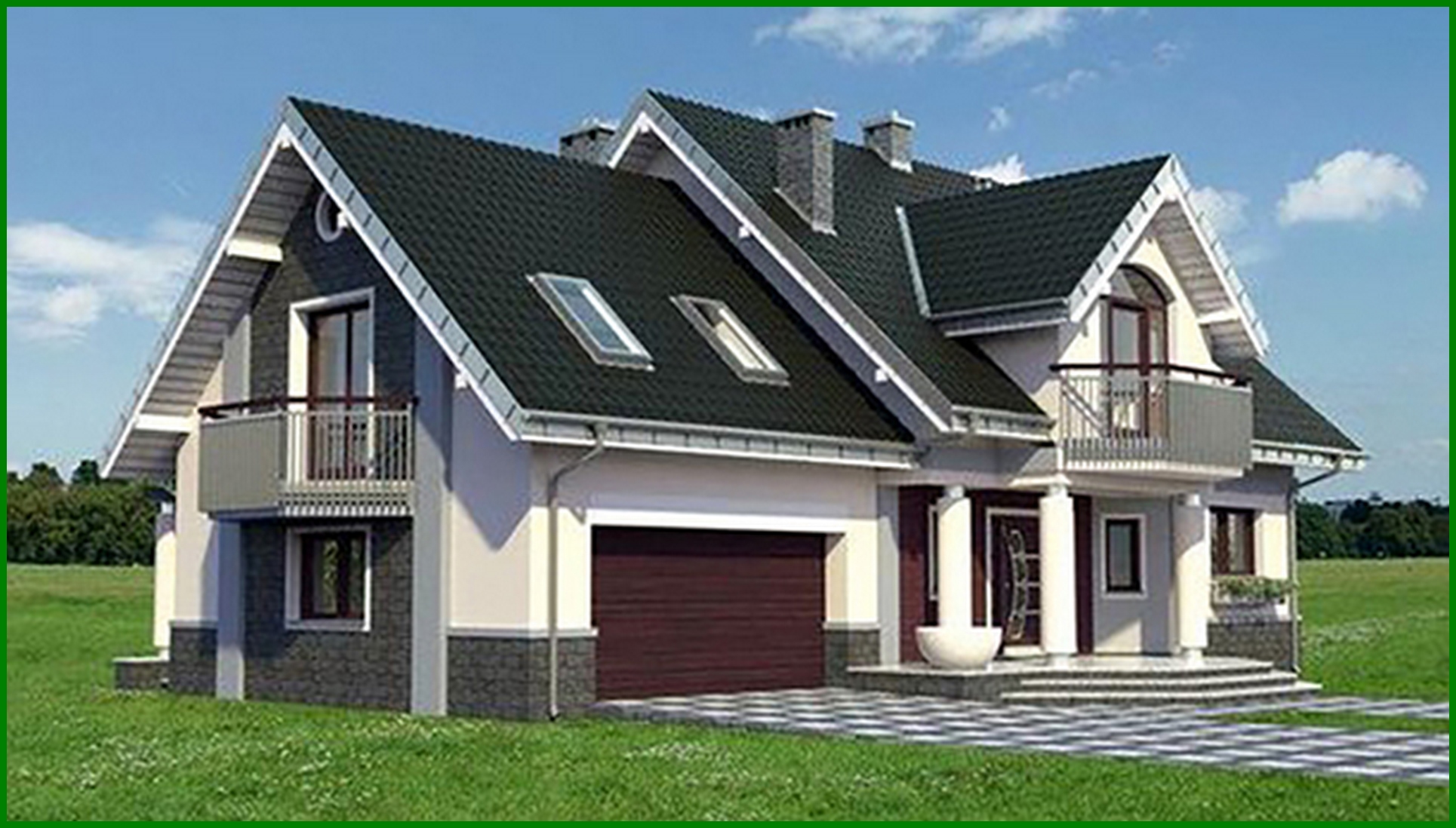 Visualization gallery - Spacious and comfortable rural cottage with six living quarters