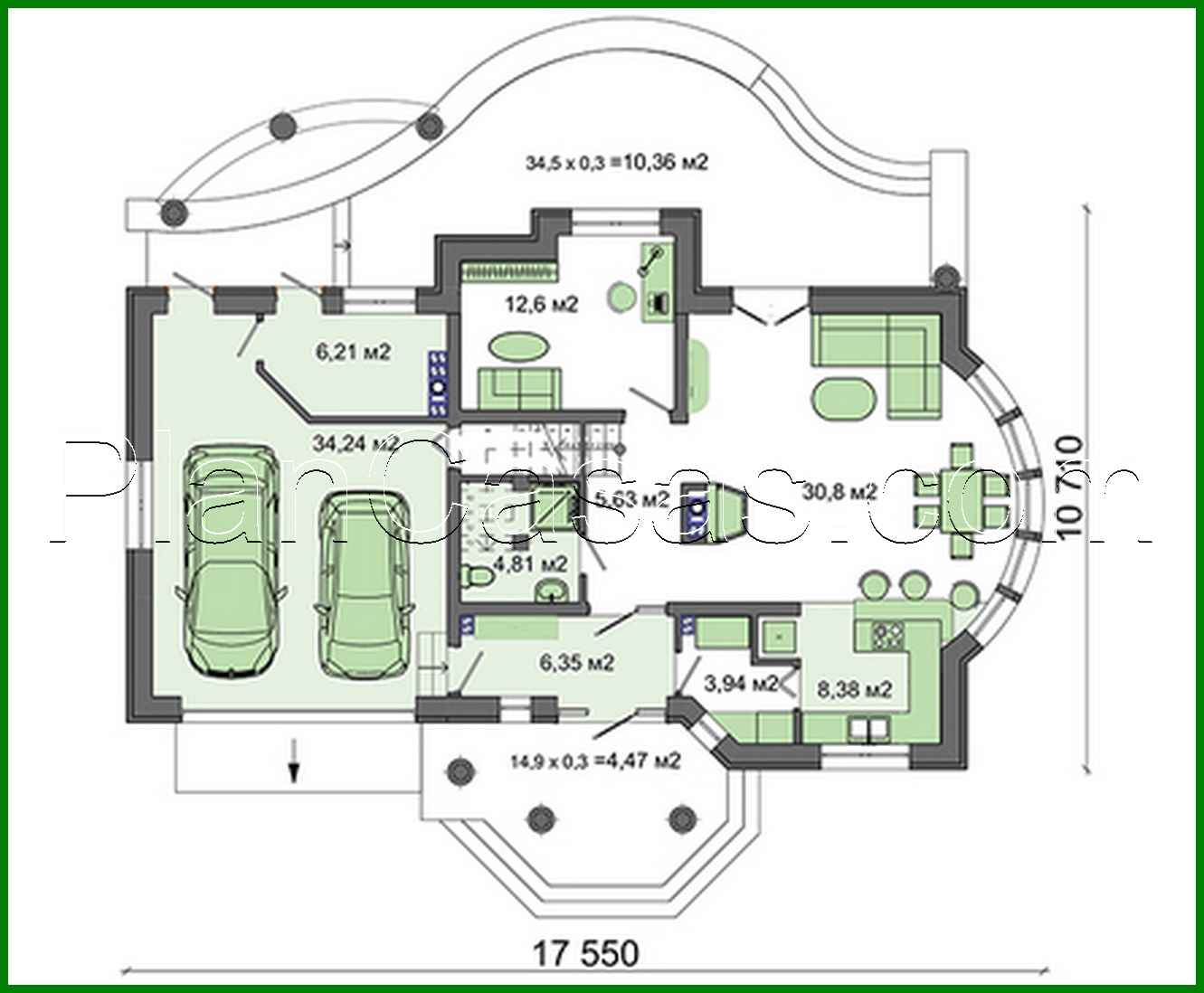 Visualization gallery - Spacious and comfortable rural cottage with six living quarters
