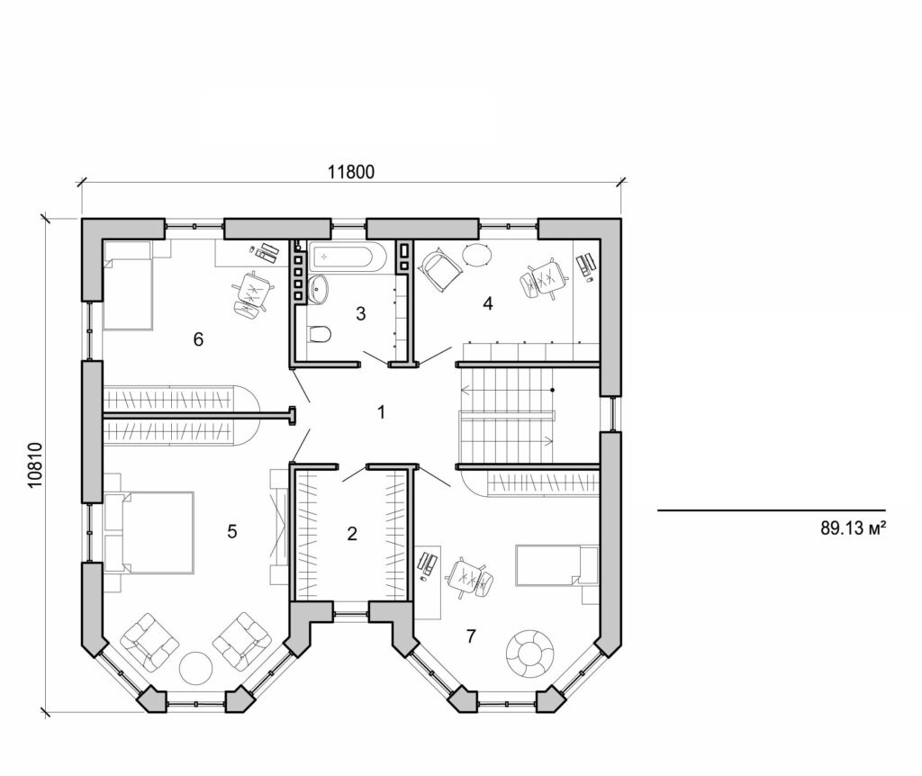 Visualization gallery - Two storey house