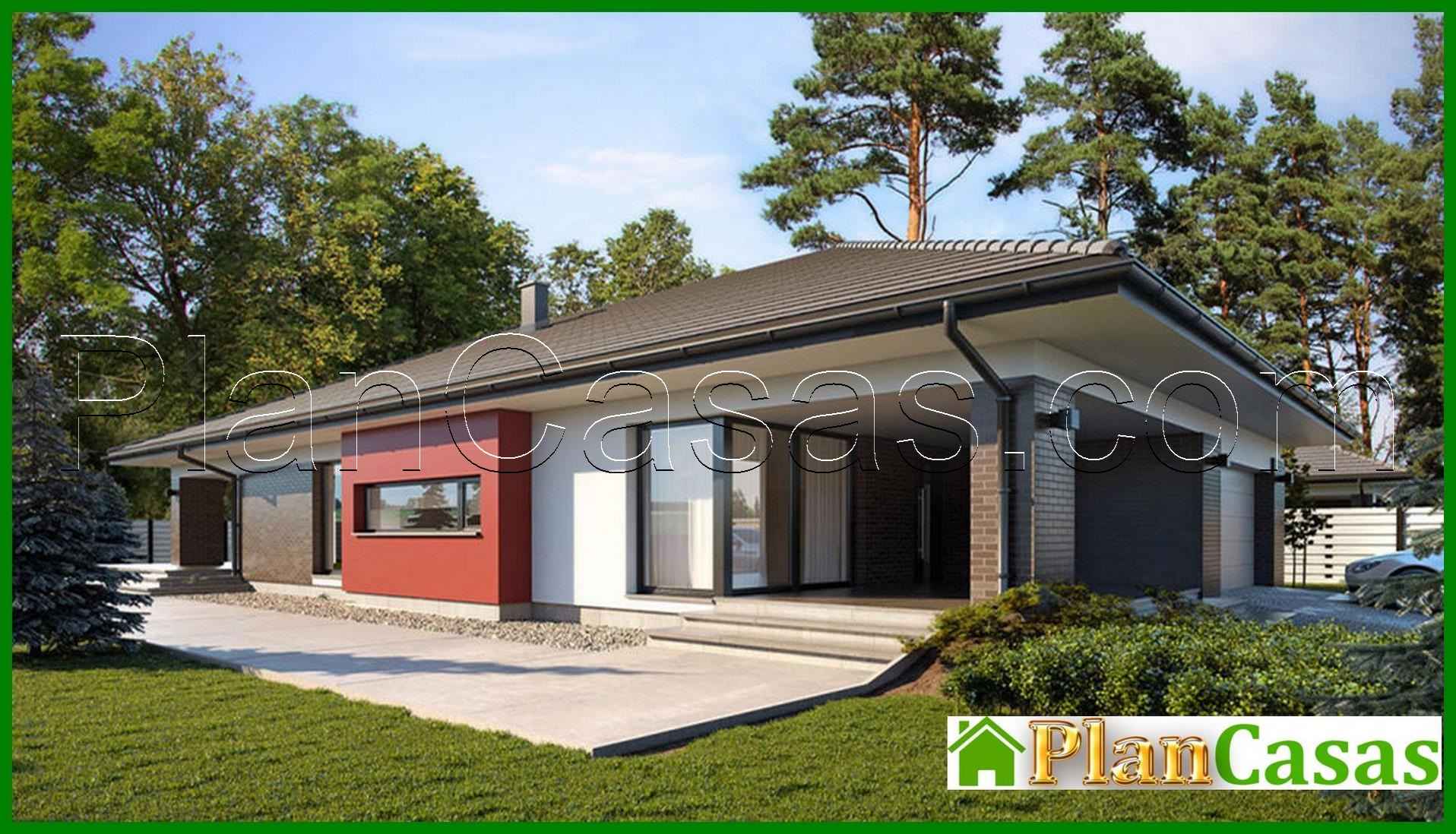 Visualization gallery - Attractive 3 bedroom one-story house project