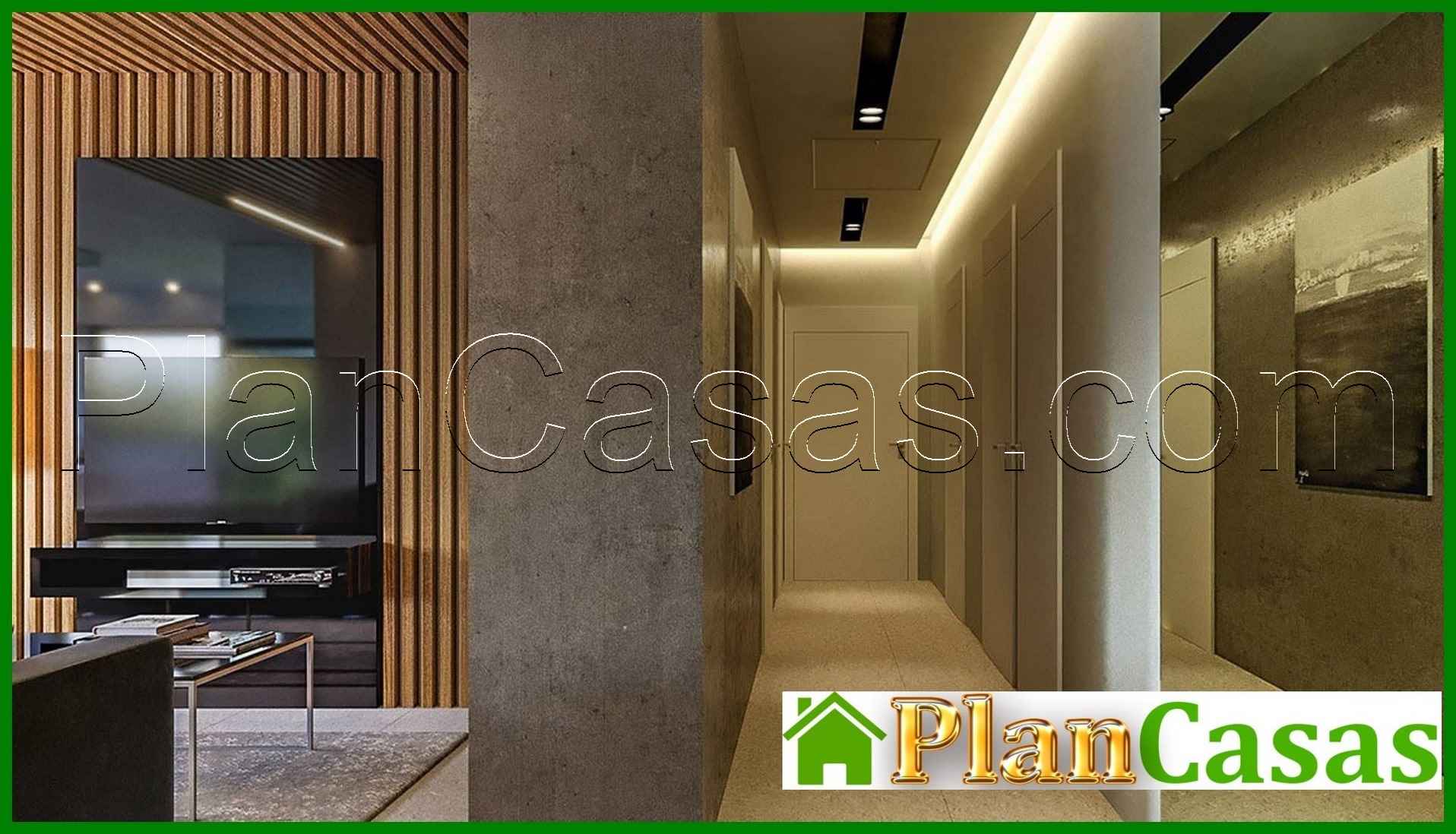 Visualization gallery - One-story stylish cottage with a spacious living room