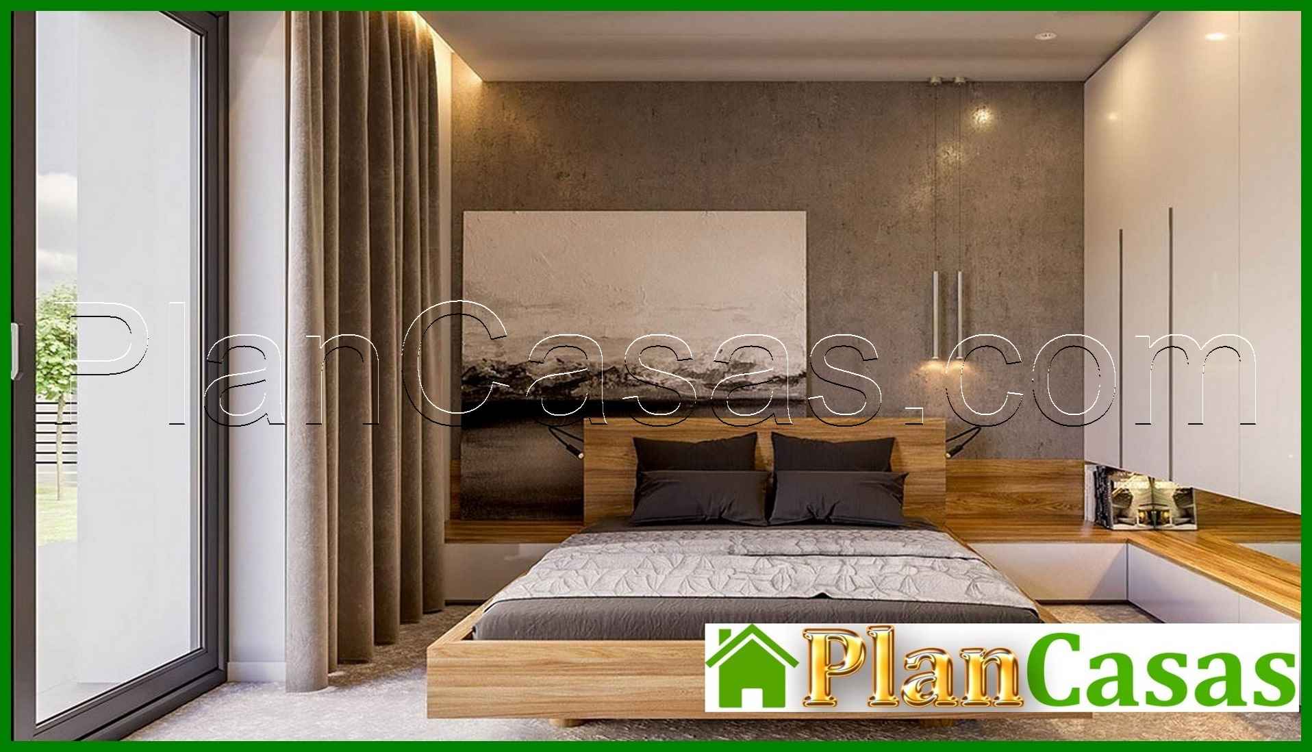 Visualization gallery - One-story stylish cottage with a spacious living room