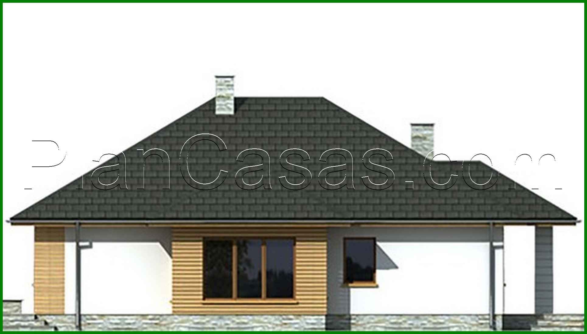 Visualization gallery - Modern house with a living area of over 100 squares