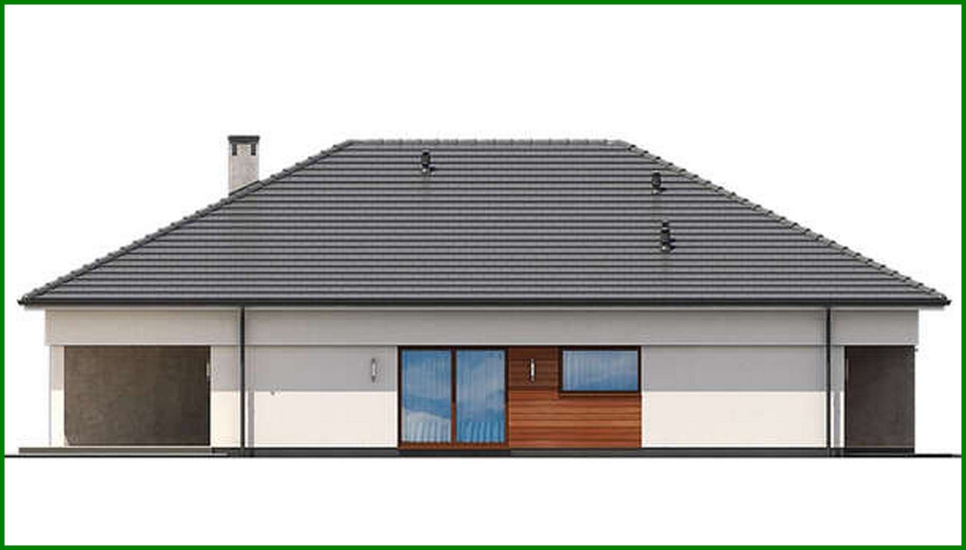 Visualization gallery - Project of a one-story modern residential building with a total area of ​​178 squares