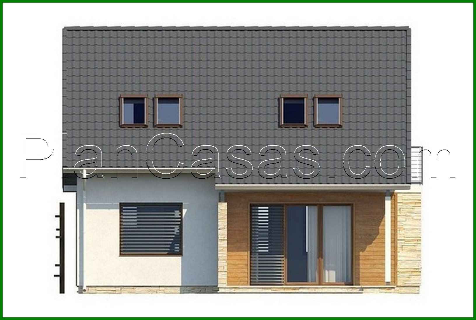 Visualization gallery - House project with an office on the ground floor