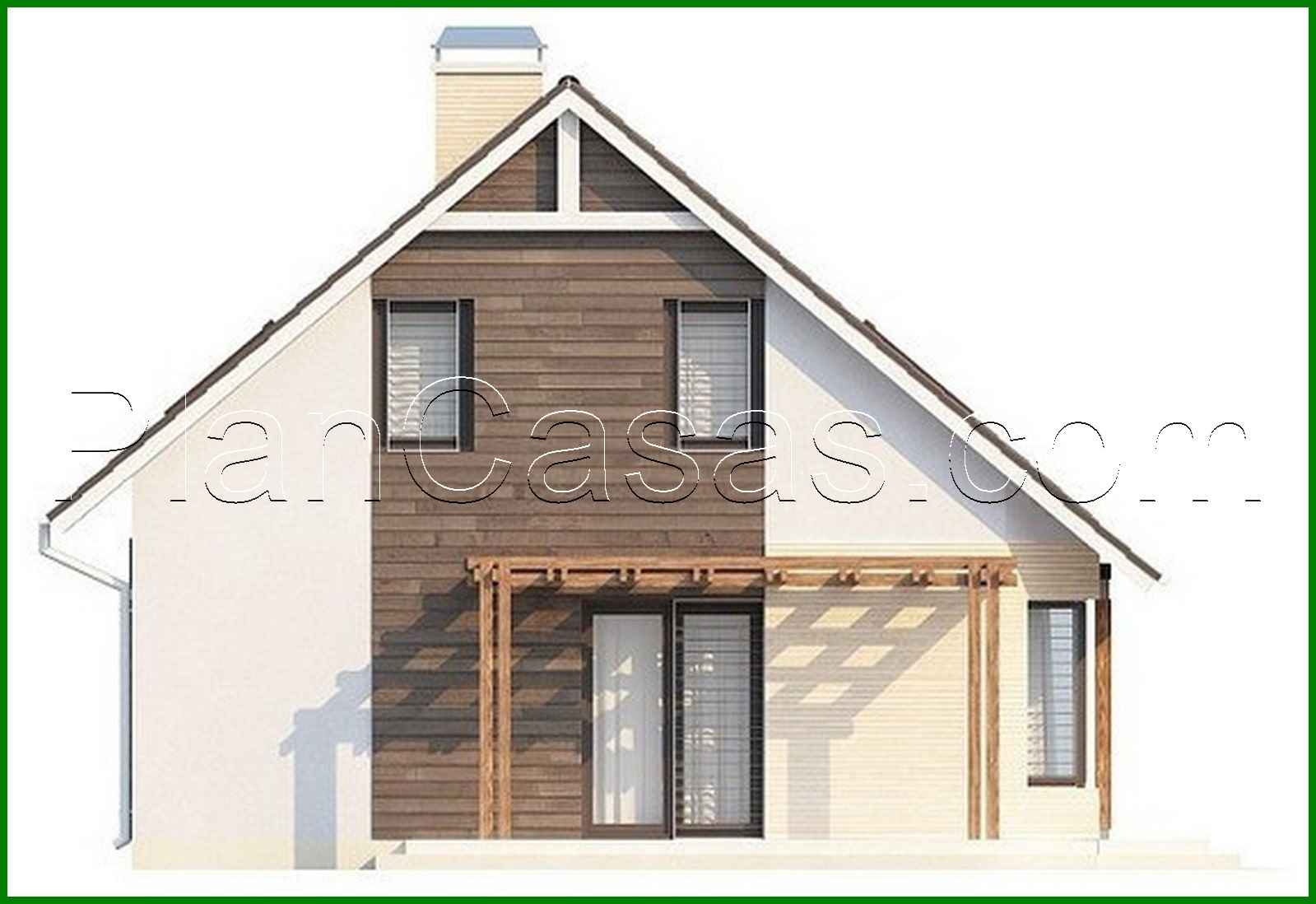 Visualization gallery - House project with living room, side terrace and extra bedroom