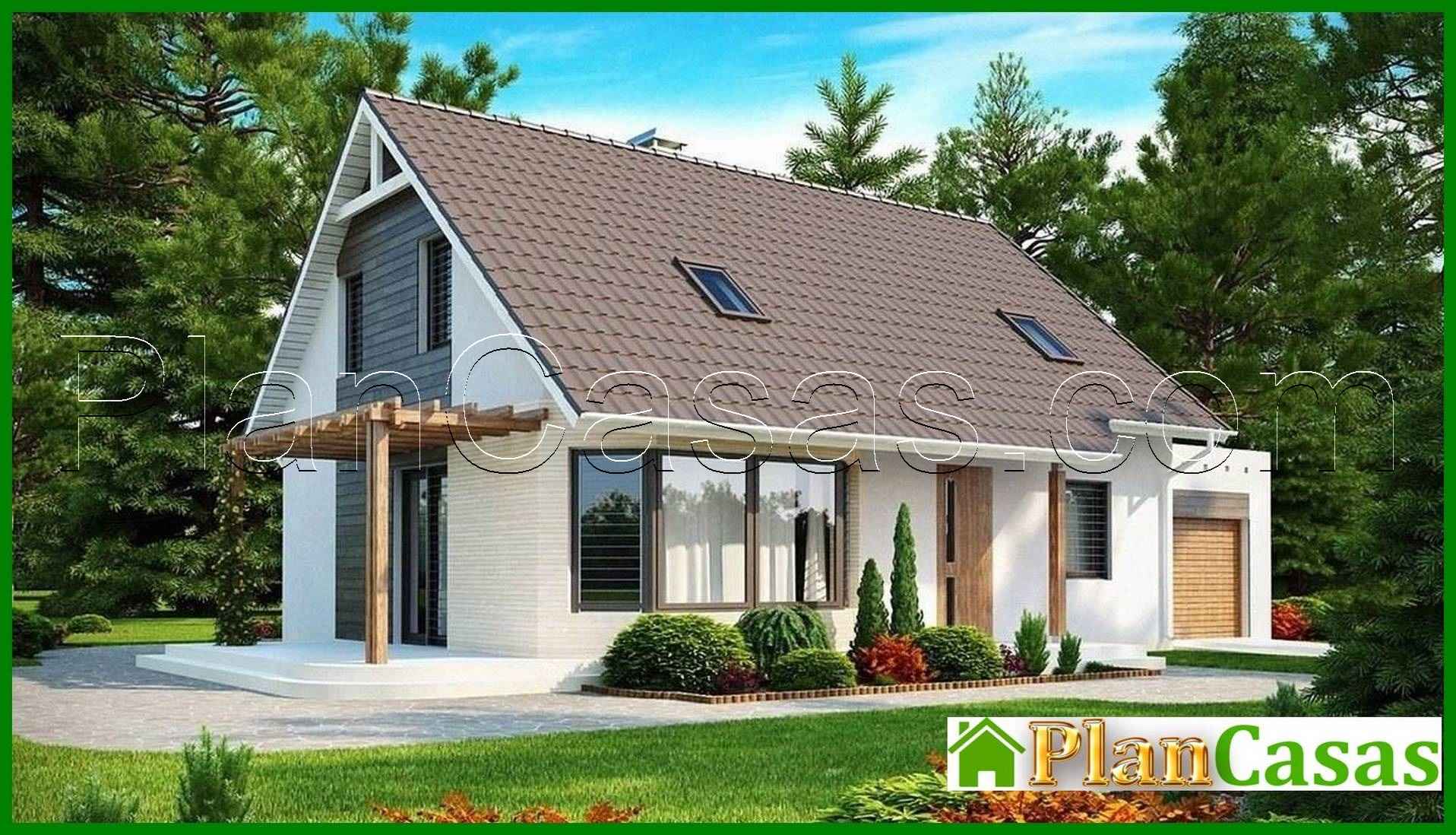 House project with living room, side terrace and extra bedroom house plan