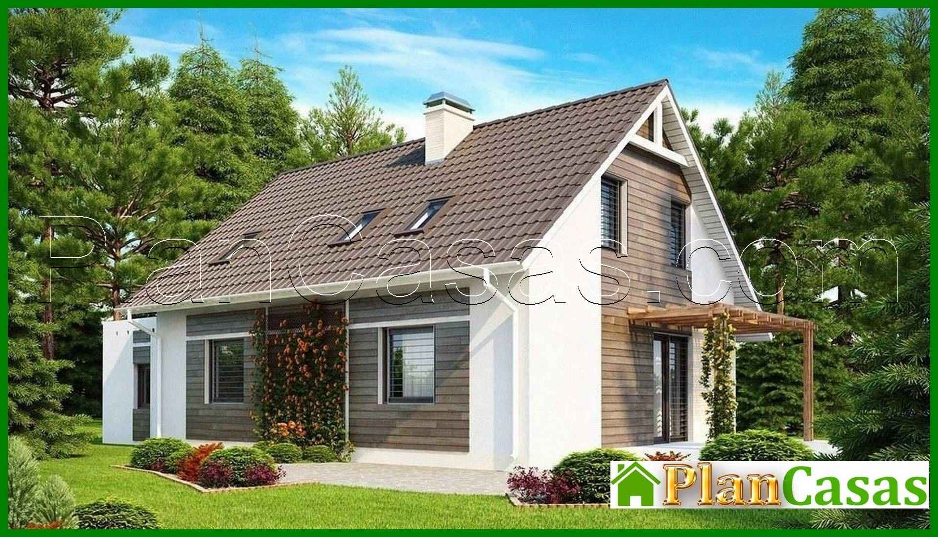 Visualization gallery - House project with living room, side terrace and extra bedroom