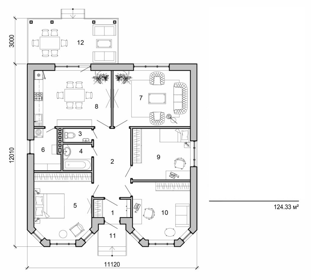 Visualization gallery - One storey house