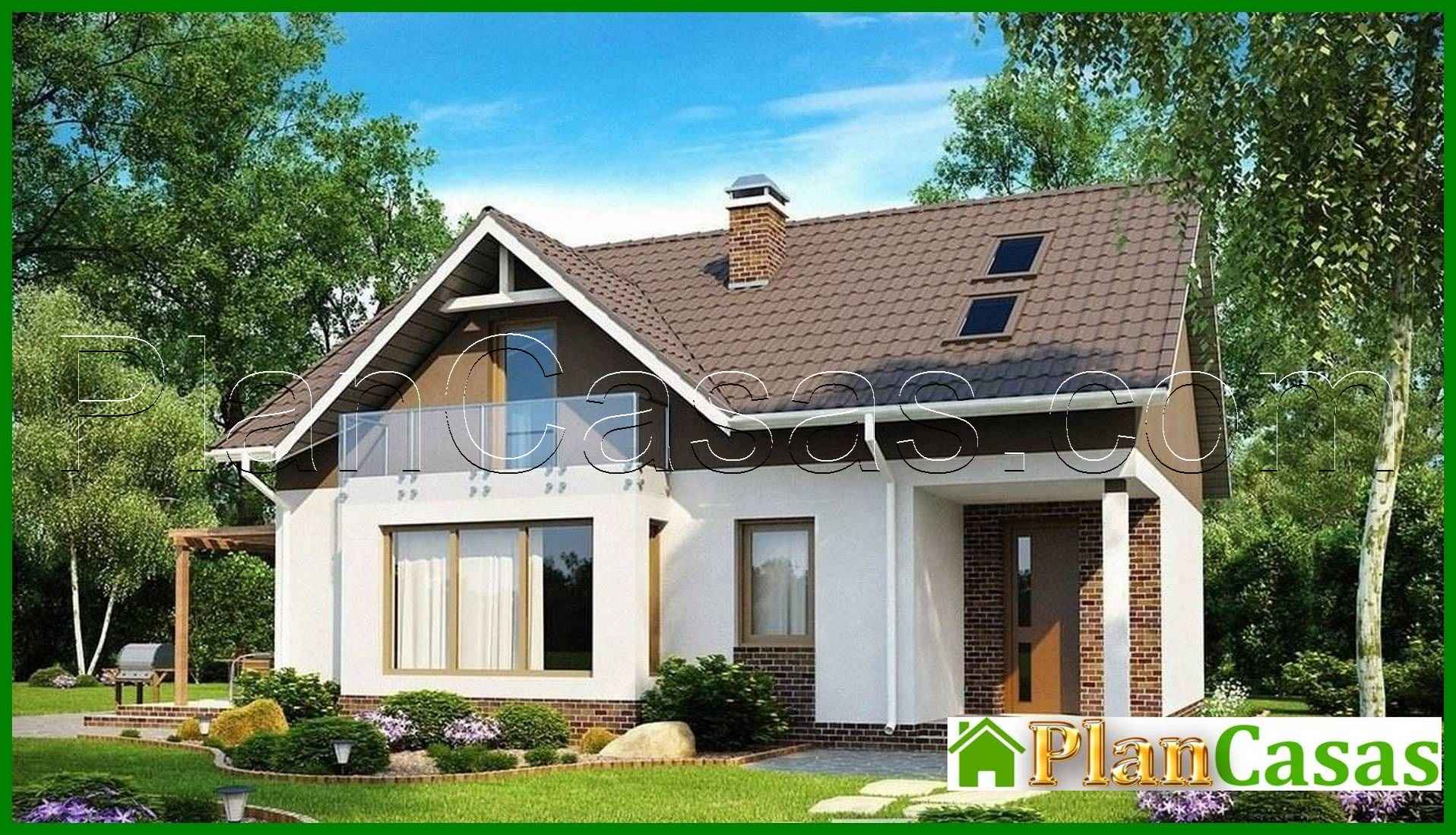 Visualization gallery - The project of a cozy house with a living area