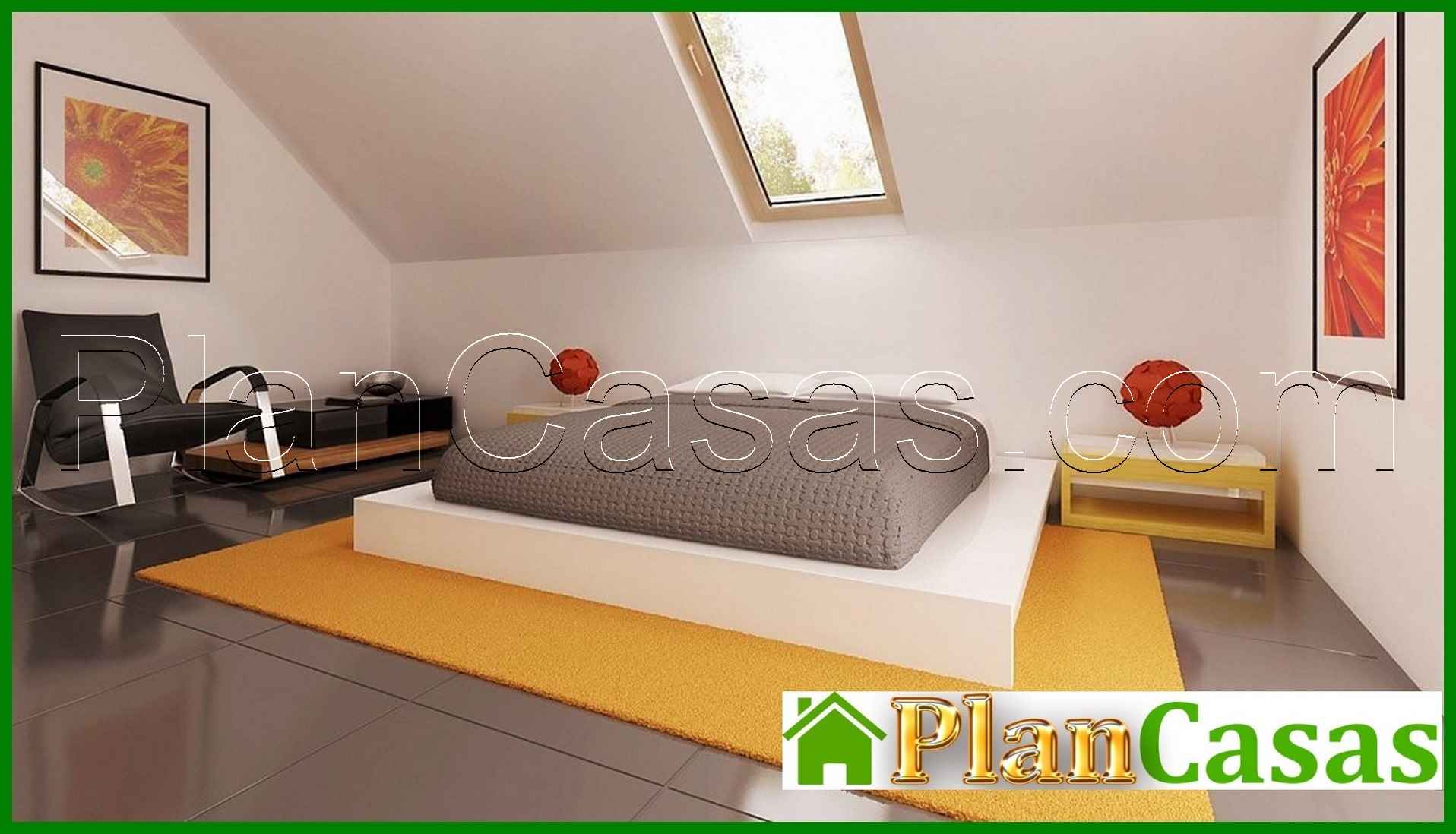 Visualization gallery - The project of a small cottage with an attic