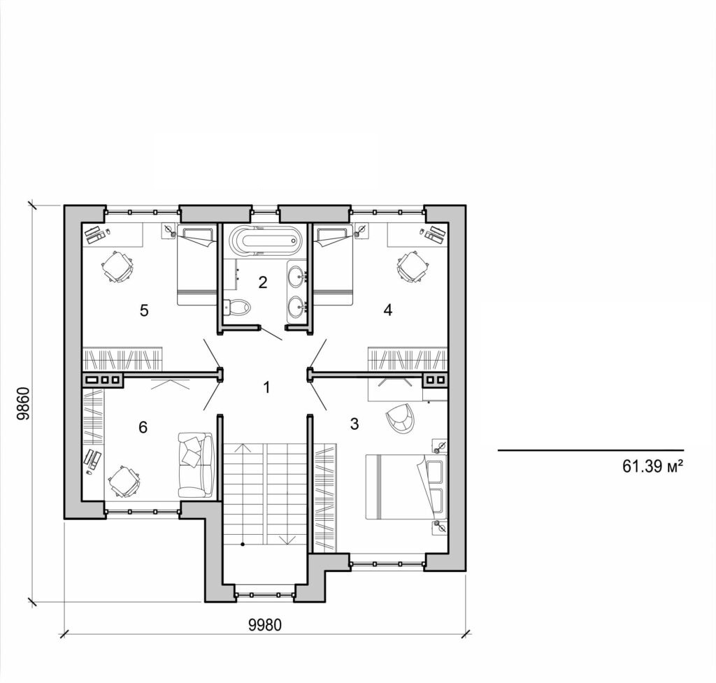 Visualization gallery - Two storey cottage
