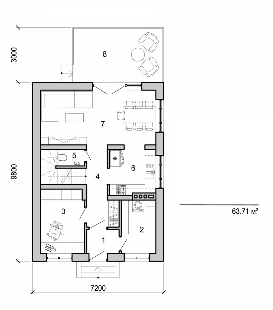 Visualization gallery - Two storey house