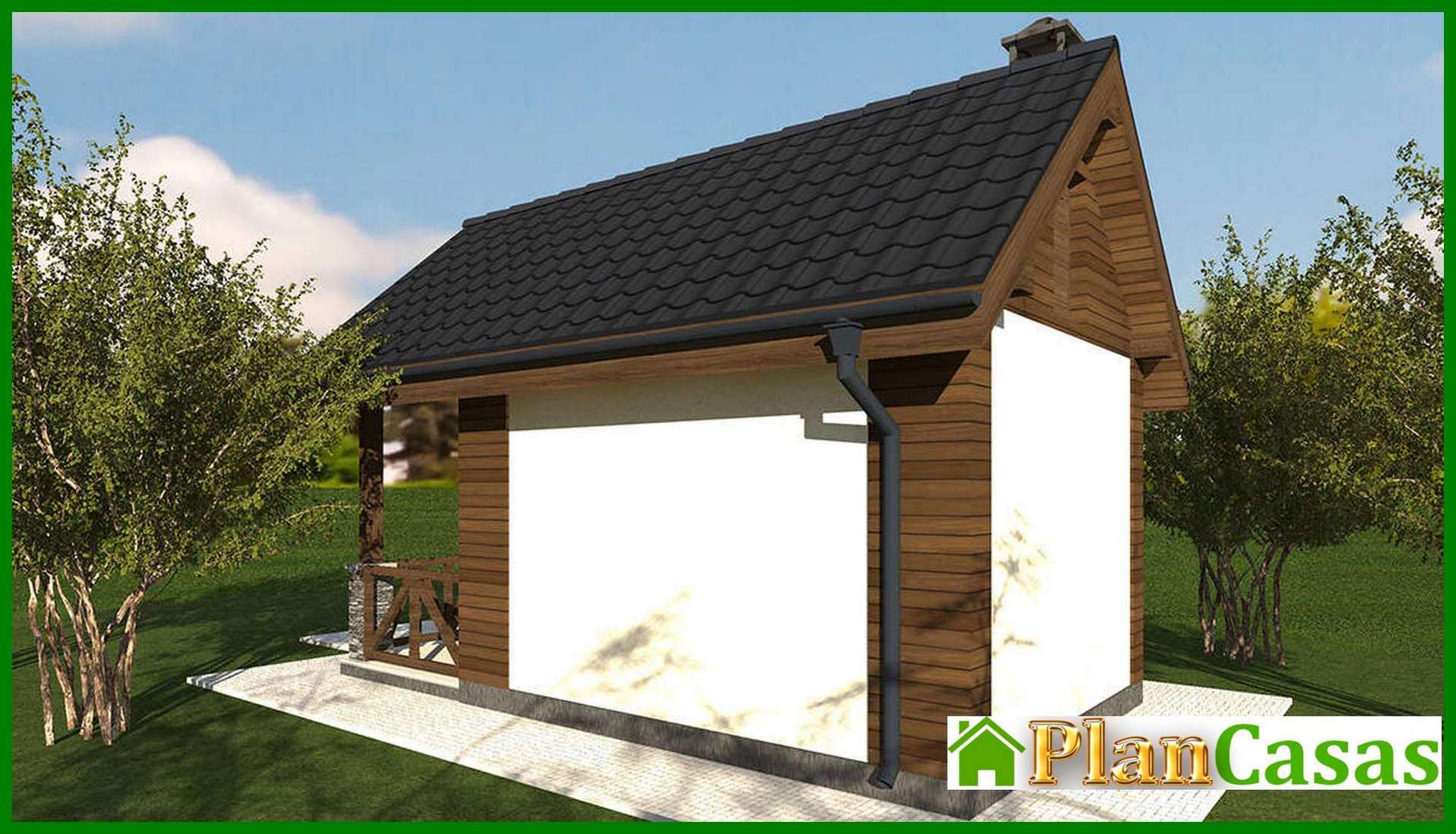 Visualization gallery - The project of a home workshop with a basement with a total area of 20 square meters. m