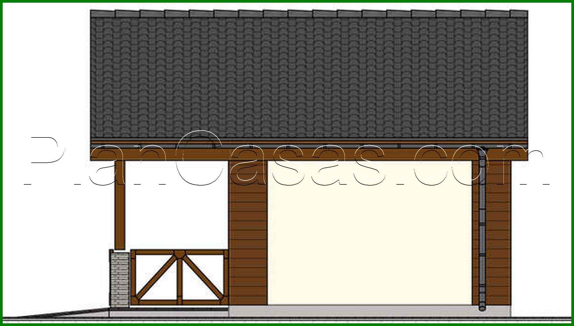 Visualization gallery - The project of a home workshop with a basement with a total area of 20 square meters. m