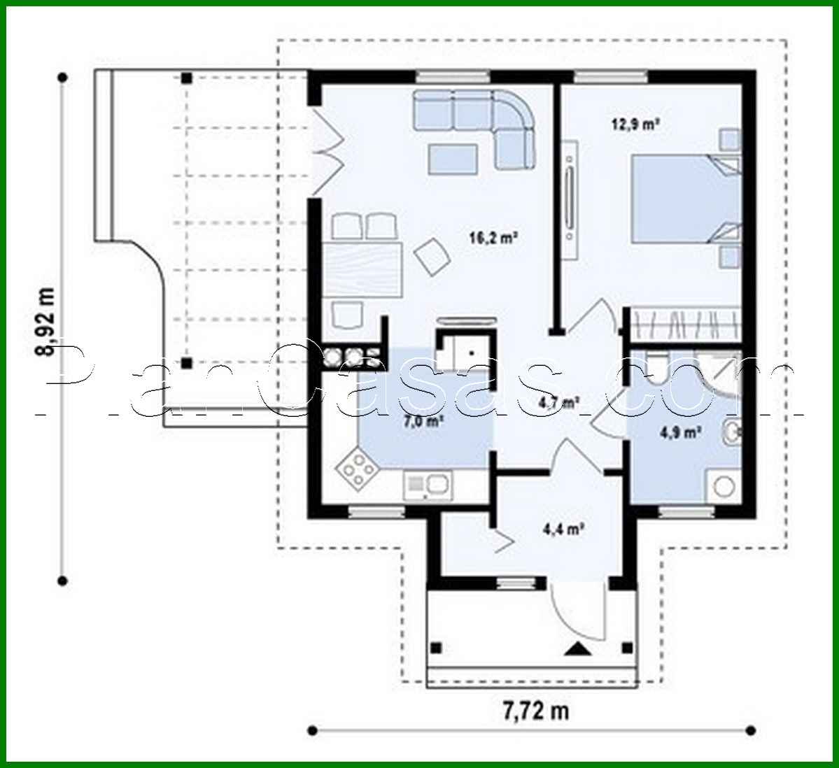 Visualization gallery - Small house 50 m2