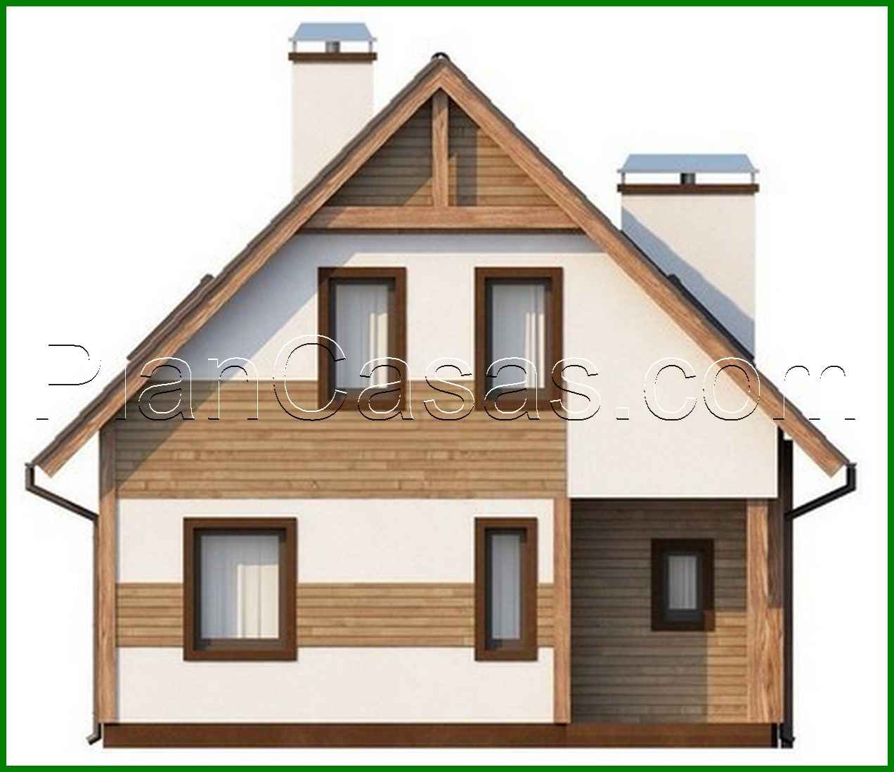 Visualization gallery - House design for a narrow plot