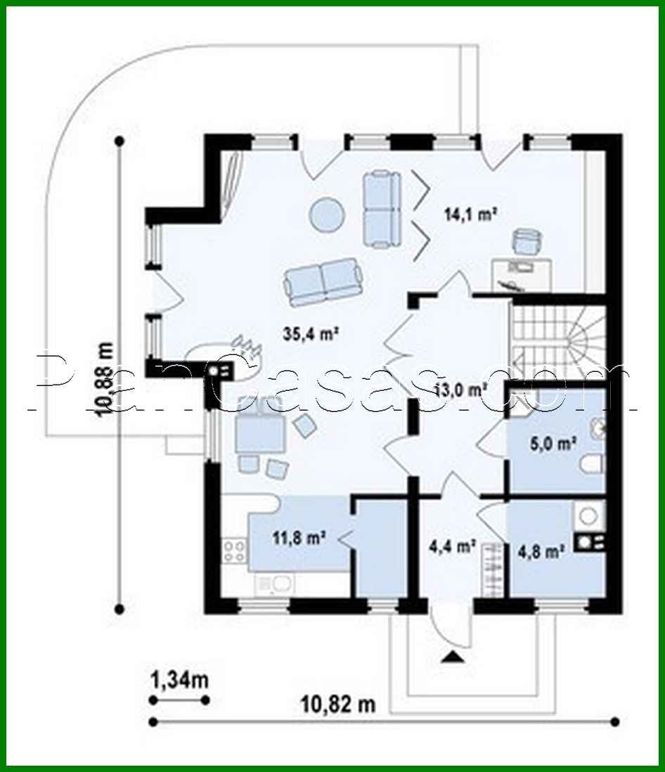 Visualization gallery - A project of a private country light cottage with an attic