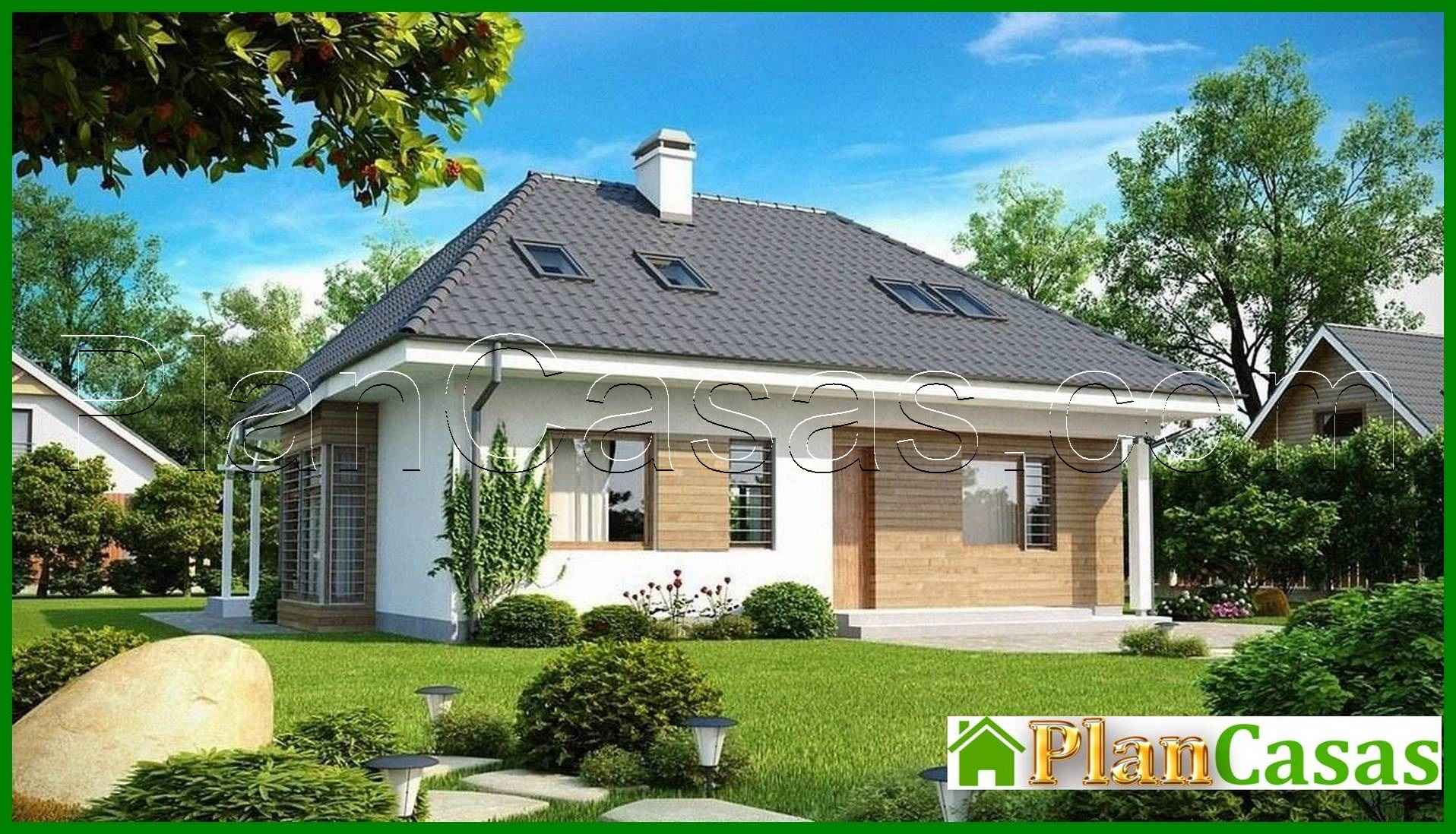 Visualization gallery - House project with an attic and an additional small bedroom