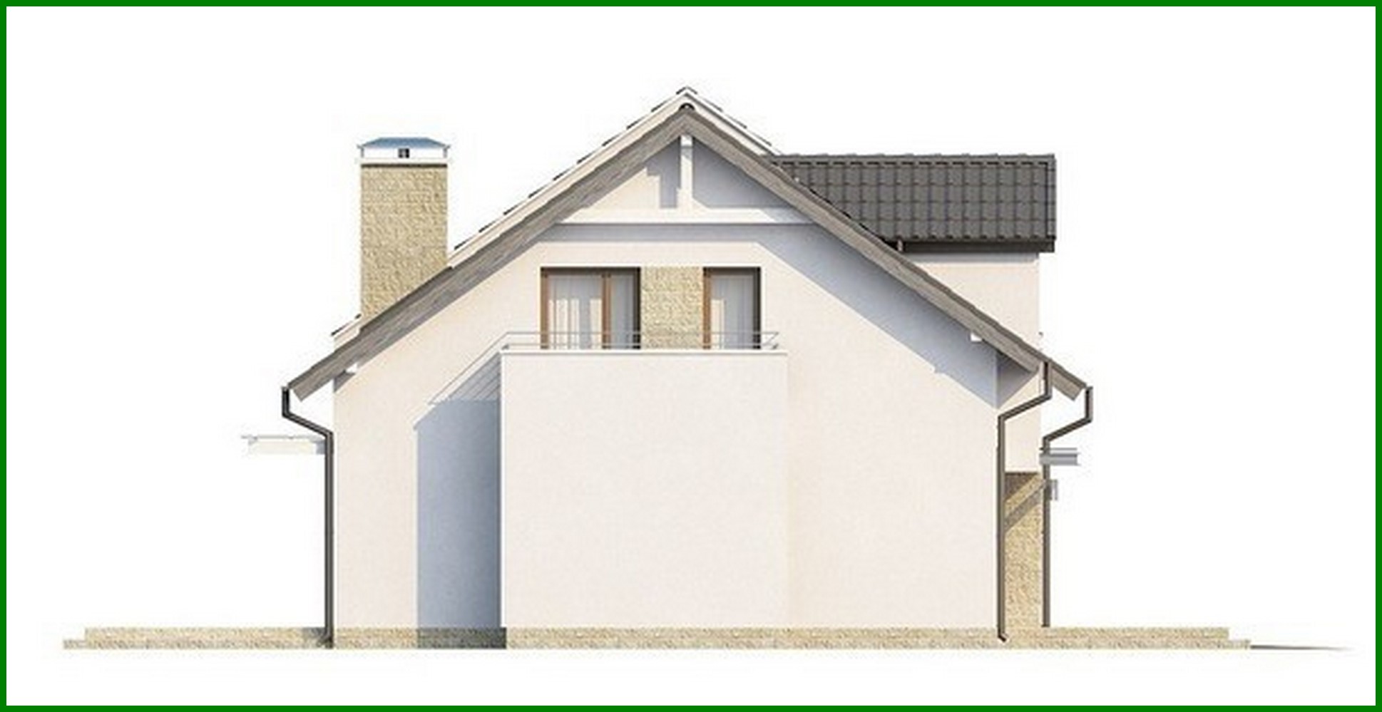 Visualization gallery - The project of a modern cozy cottage