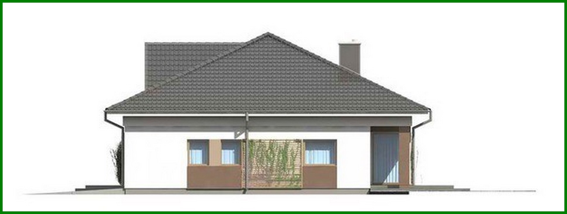 Visualization gallery - Four-bedroom cottage project