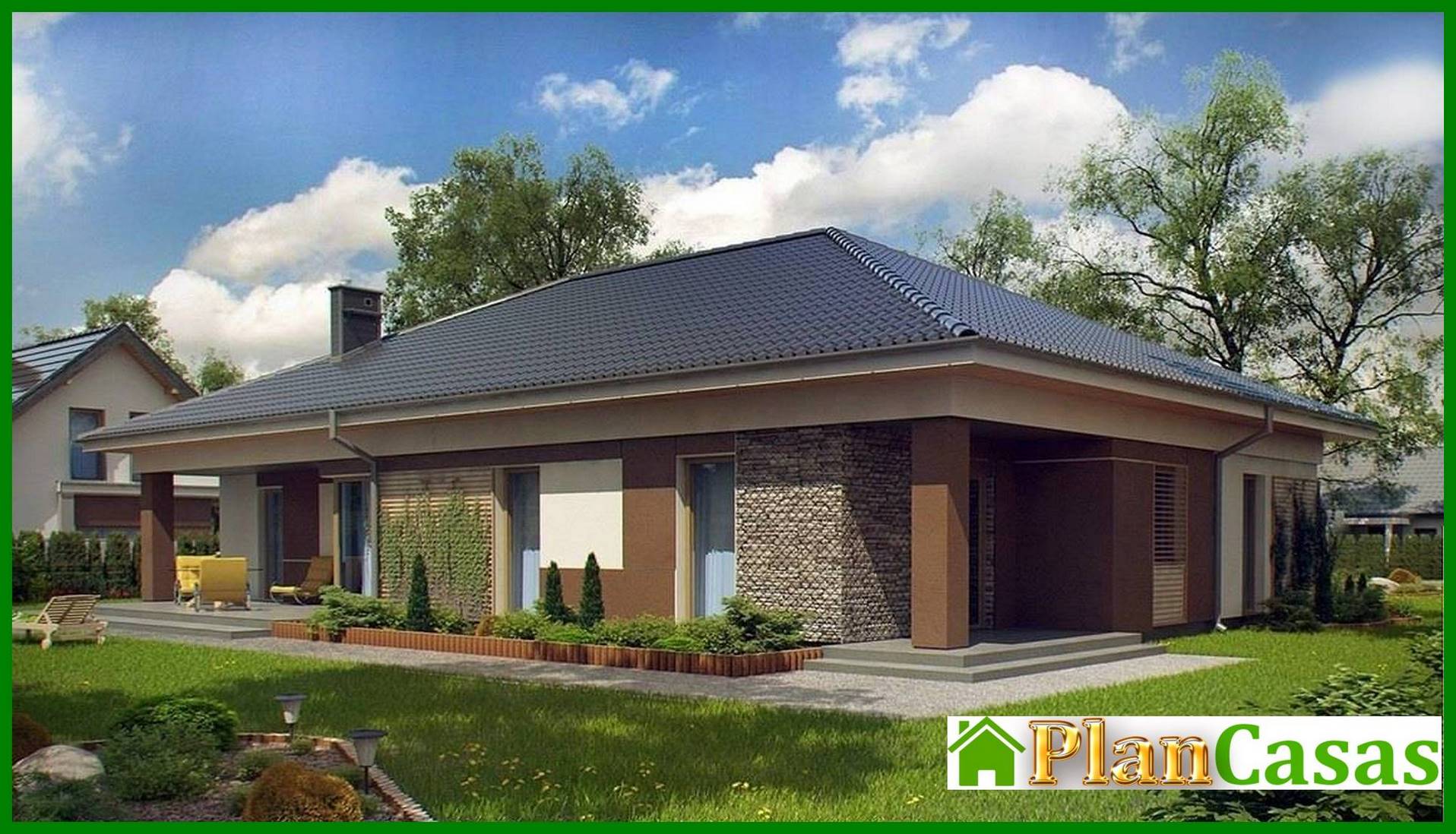 Visualization gallery - Four-bedroom cottage project