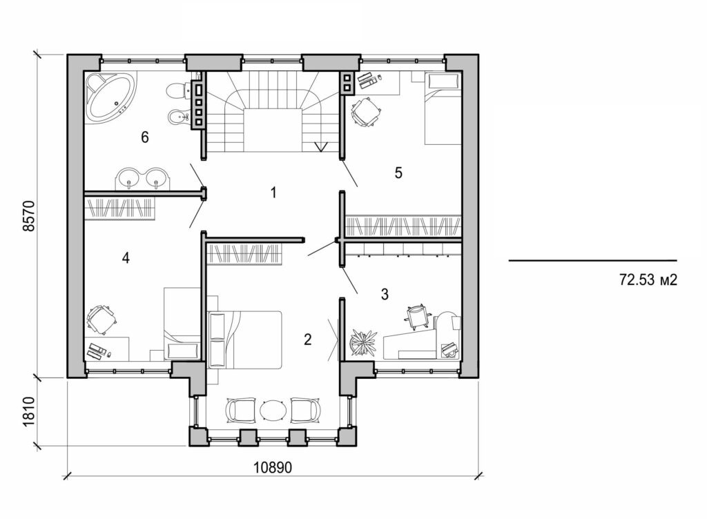 Visualization gallery - Two storey house