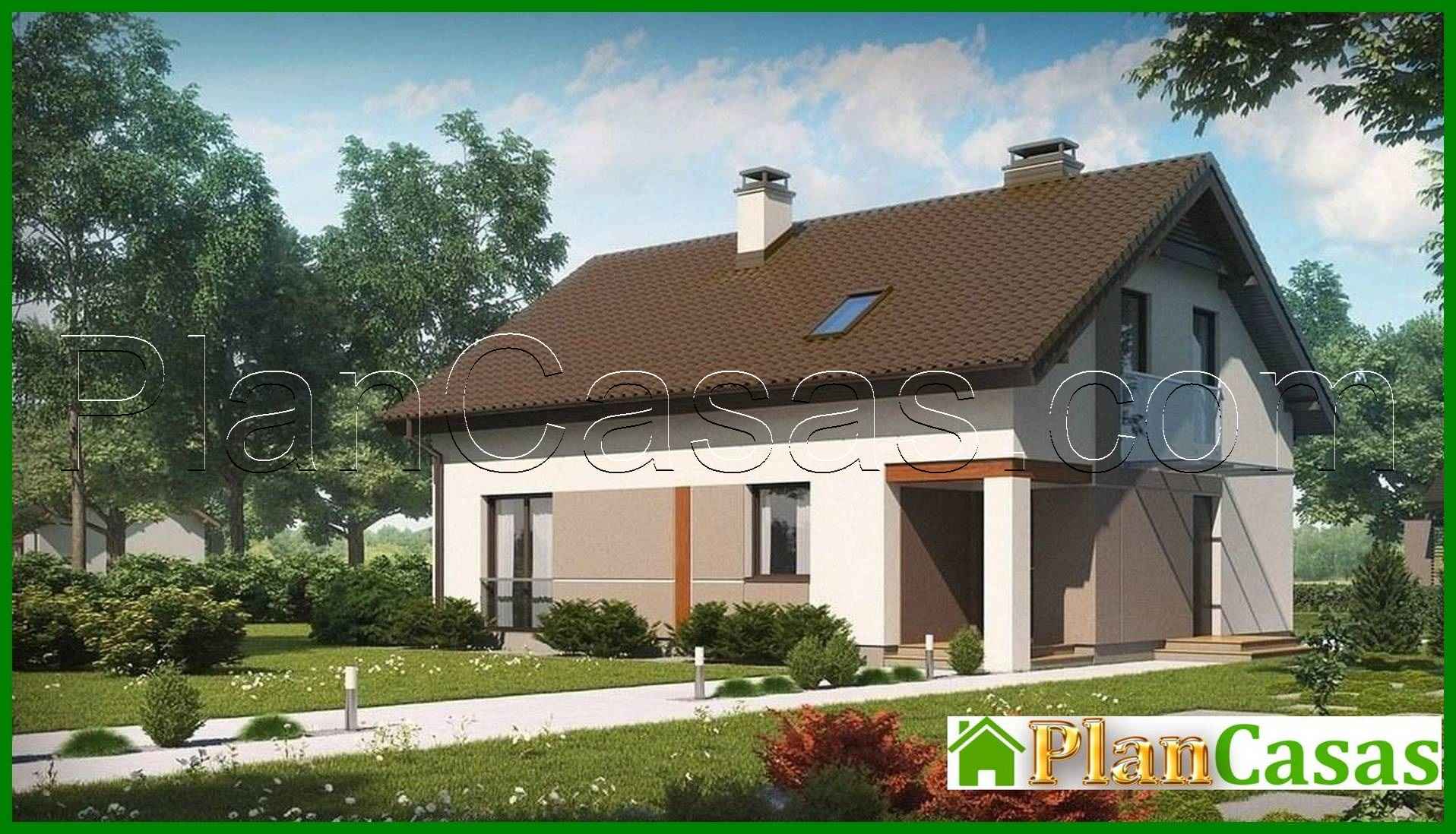 Visualization gallery - The project of an economical small cottage with an attic