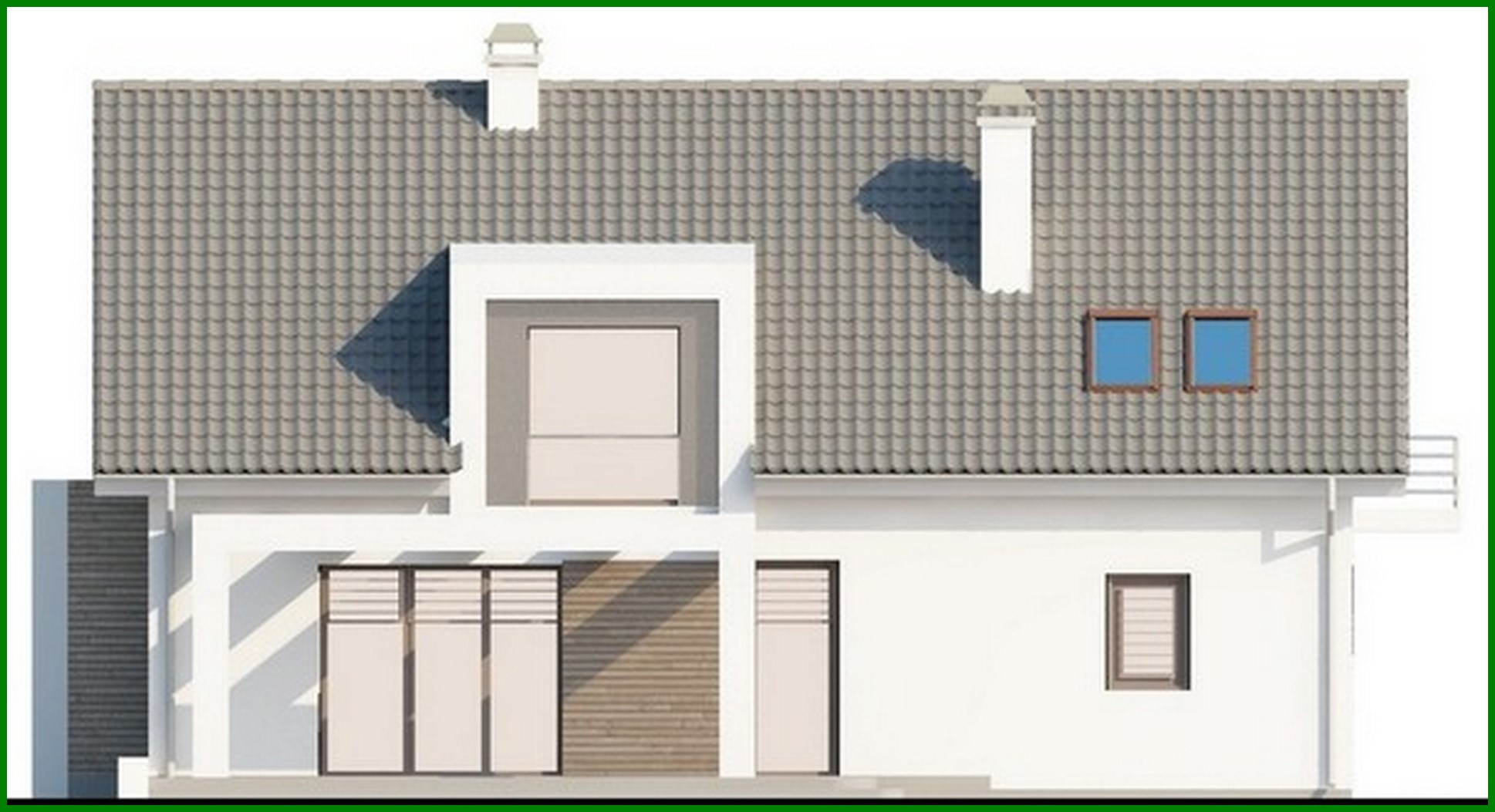 Visualization gallery - The project of a classic house with a cozy interior