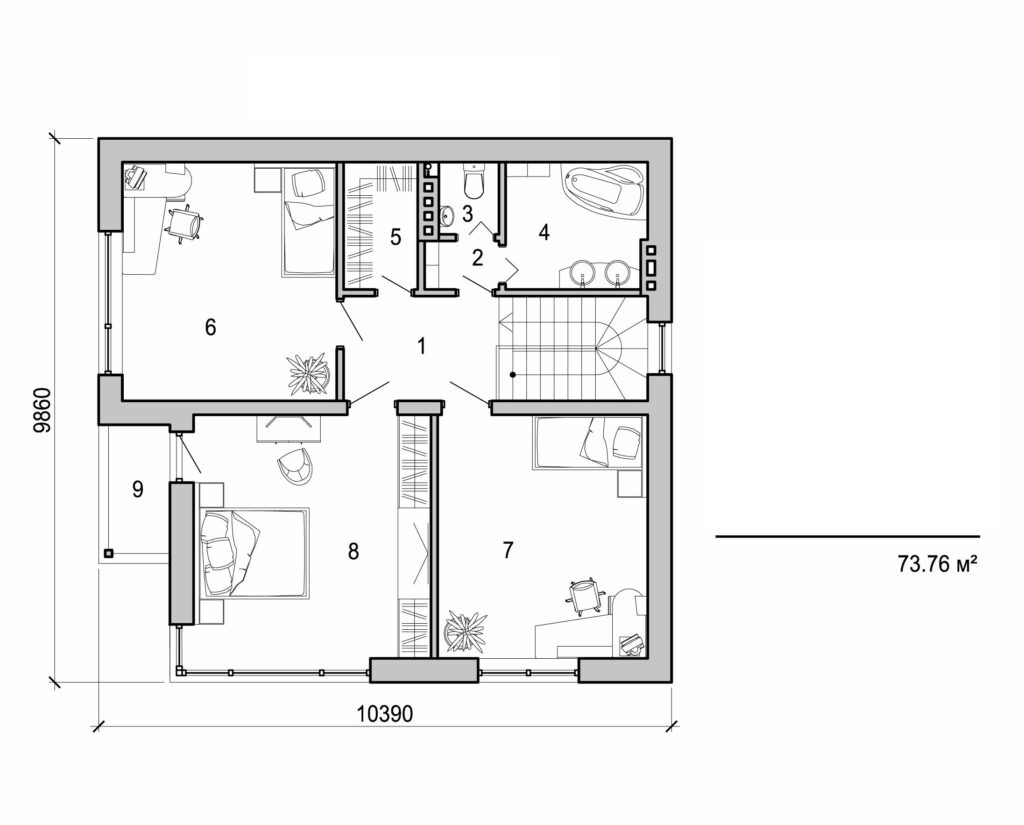 Visualization gallery - Stylish house