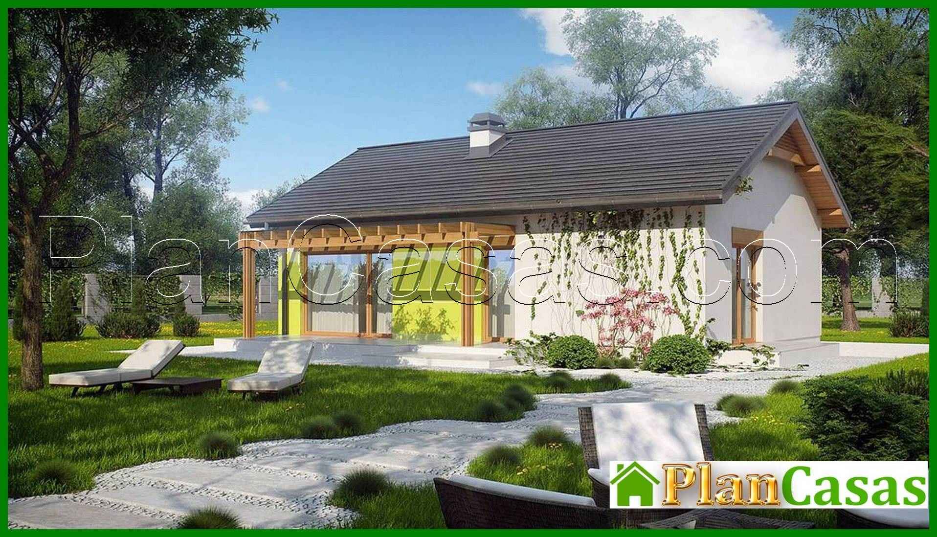 Visualization gallery - The project of a small summer cottage private one-story classic house