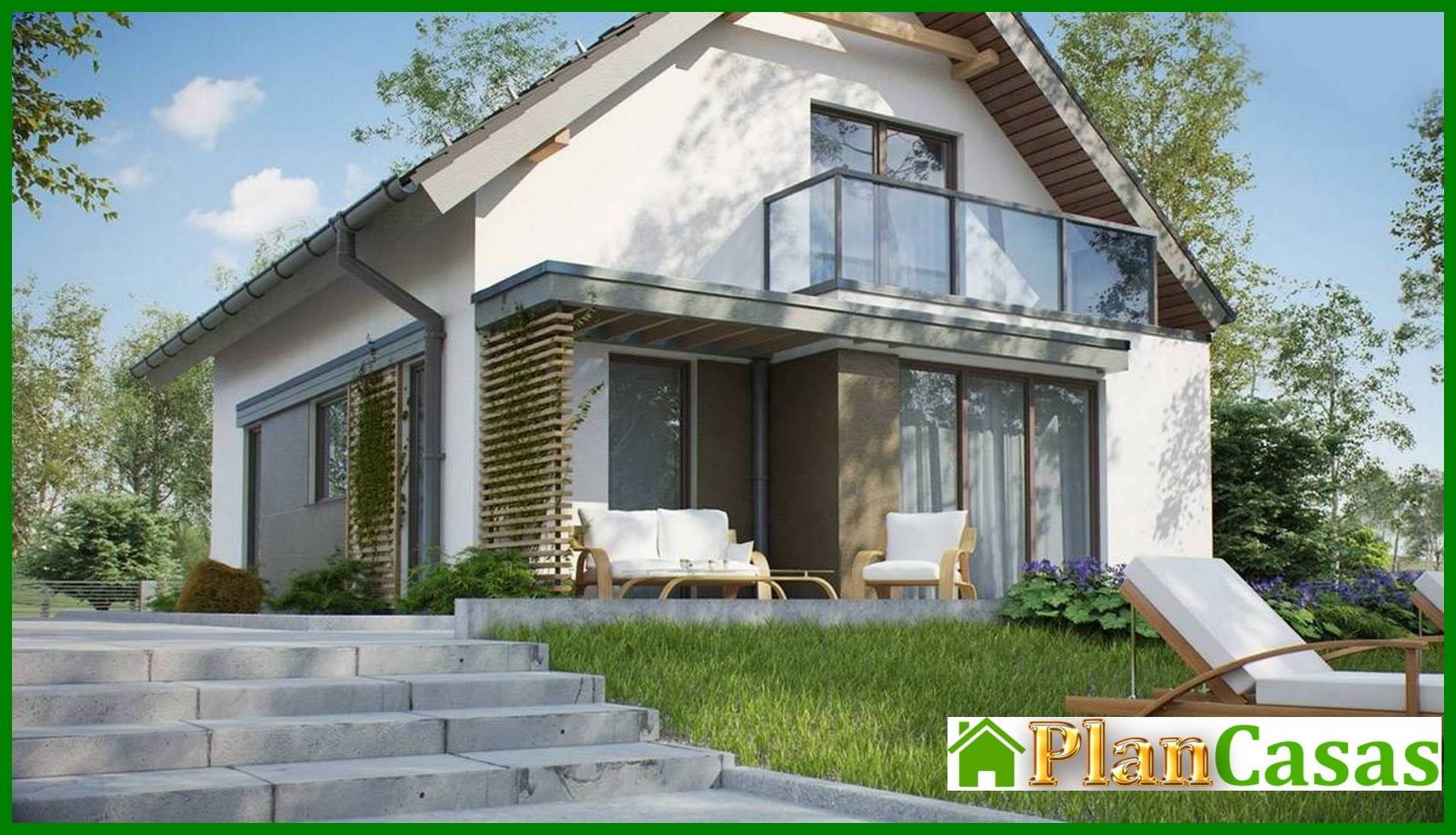 The project of a narrow house with an attic in a traditional style house plan