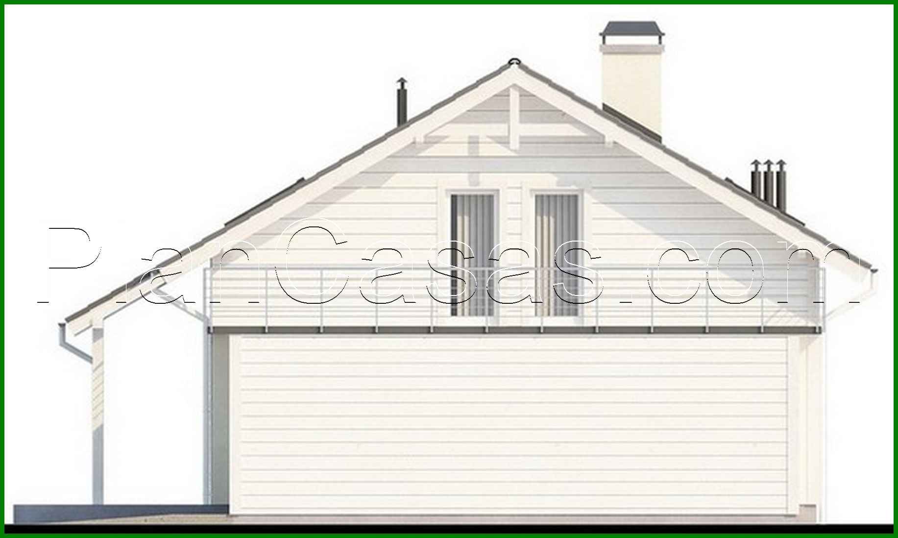 Visualization gallery - The project of a bright house with a large terrace on the second floor