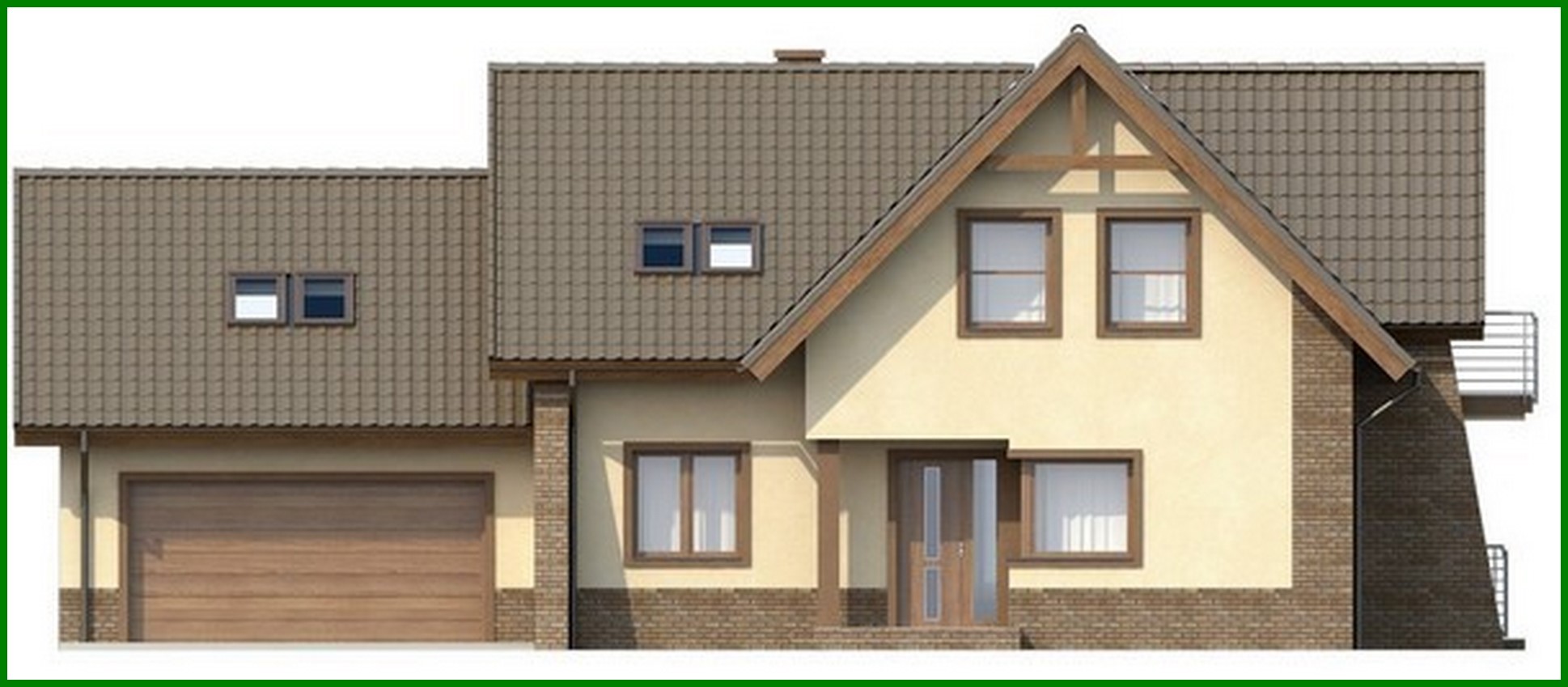 Visualization gallery - House project with an additional living room on the 2nd floor