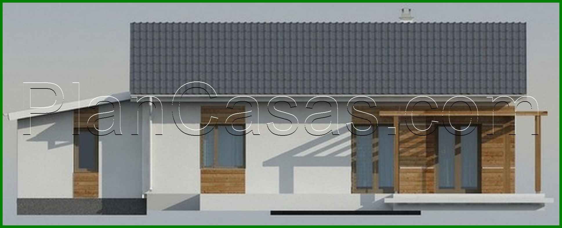 Visualization gallery - The classic project of a small country house