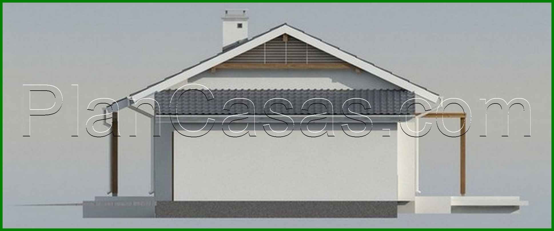 Visualization gallery - The classic project of a small country house