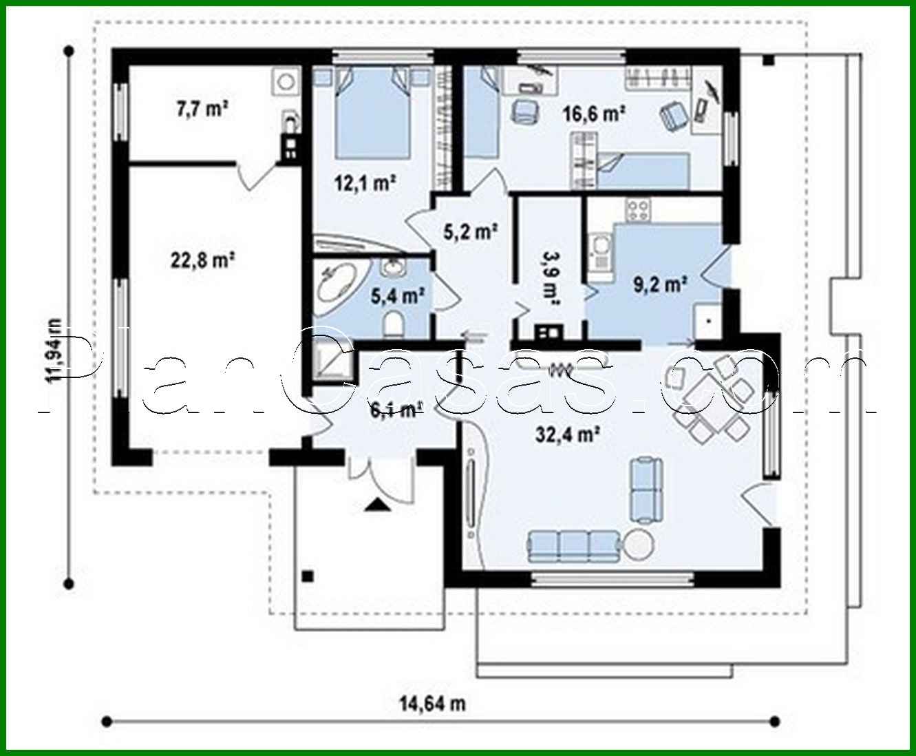 Visualization gallery - The project of a small country house with a garage