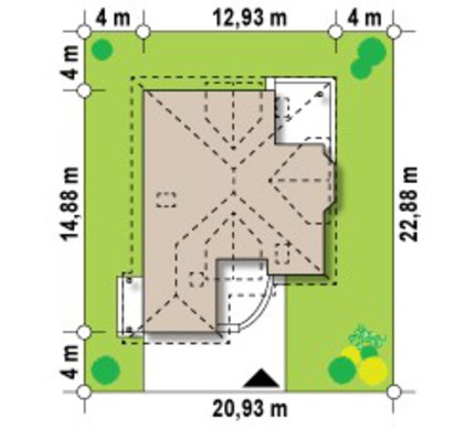 Visualization gallery - Magic house - a project of a magic house with an attic ready for construction