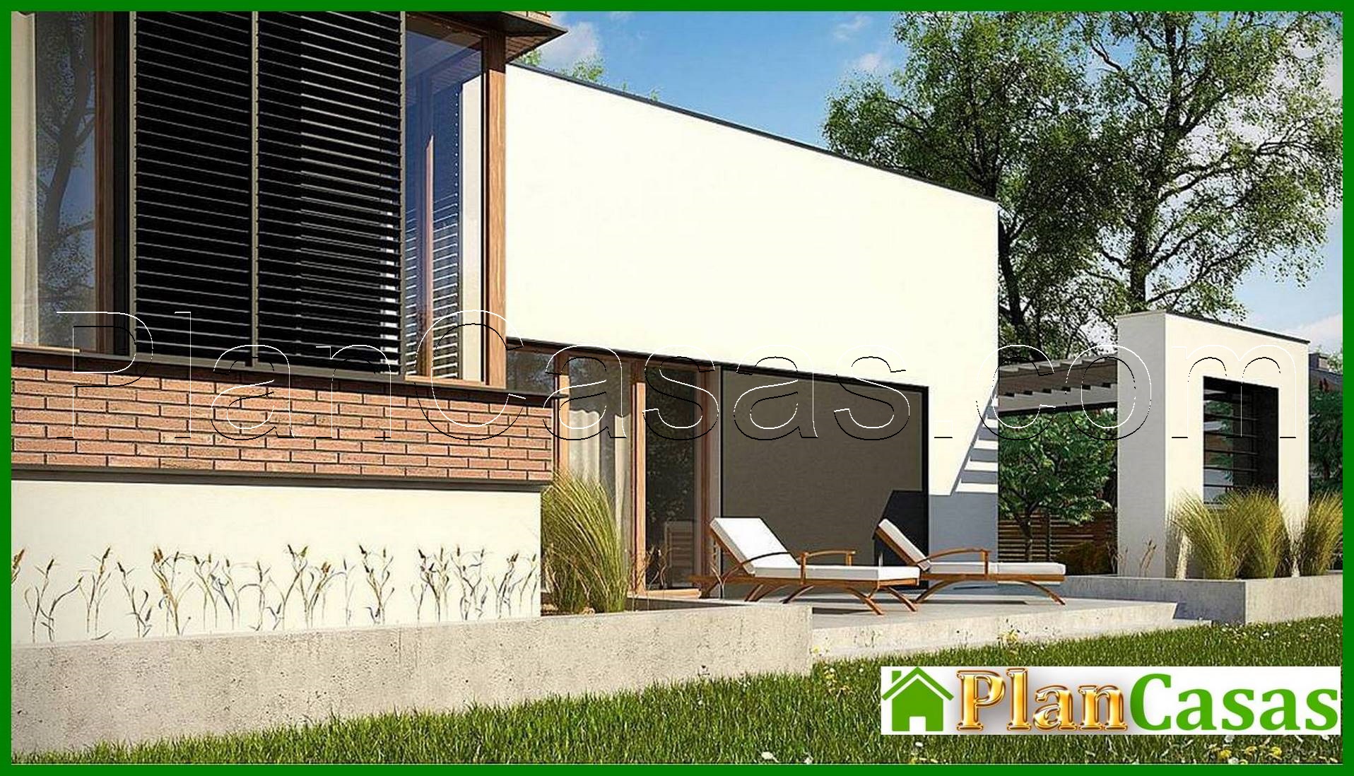 Visualization gallery - Project of a modern mansion with an area of ​​234 square meters. m in the style of minimalism