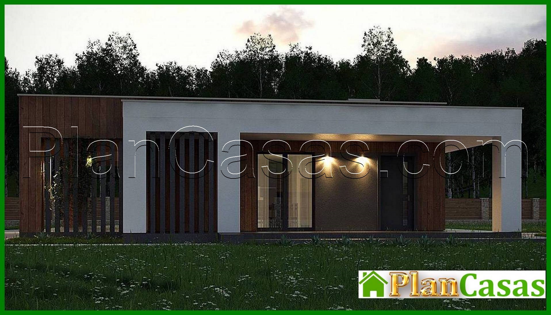 A compact cottage project with an area of ​​103 square meters. m with a laconic exterior house plan