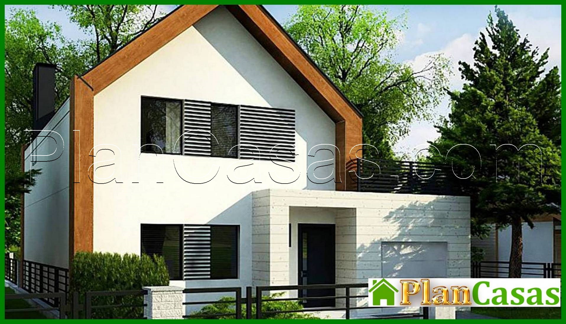 Visualization gallery - The project of a spacious cottage with an area of ​​173 square meters. m with two kitchens