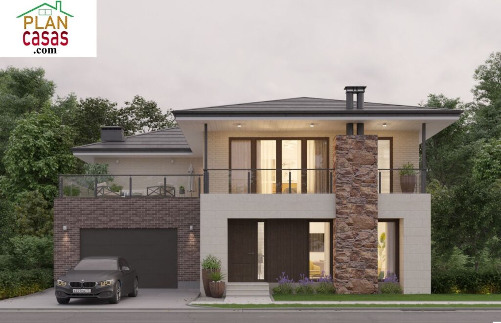 Two storey cottage house plan