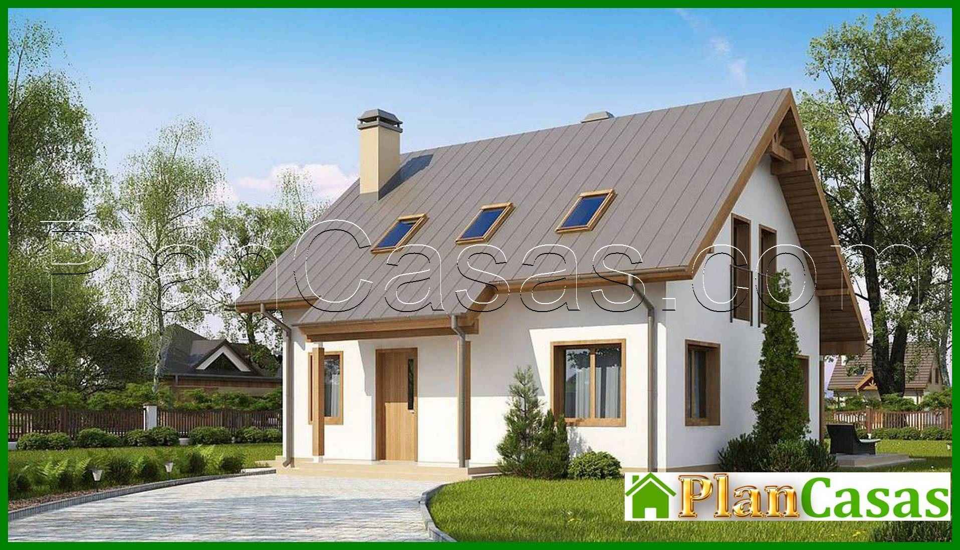 The project of a two-story house on 133 square meters m with french balconies house plan